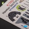 KELIK K72153 Hawker Sea Fury FB.11 - interior 3D decals for Trumpeter kit 1/72